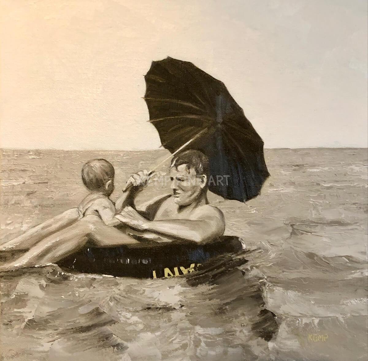 Love Floats | Oil on Canvas - by Jim Kemp