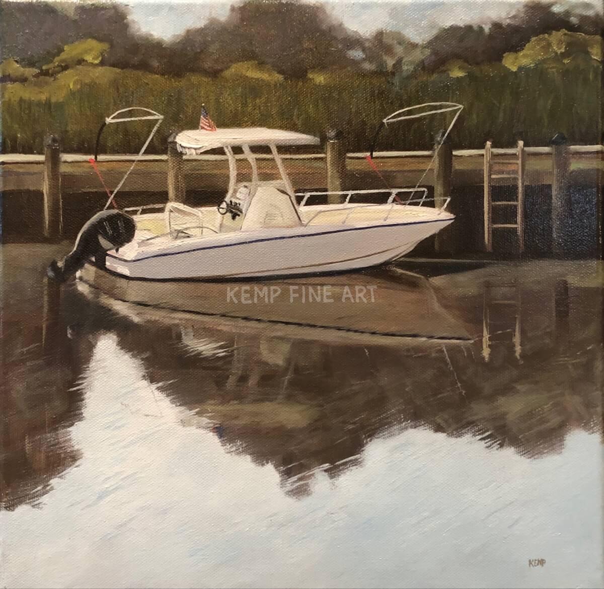 Water Wheels | Oil on Canvas - by Jim Kemp