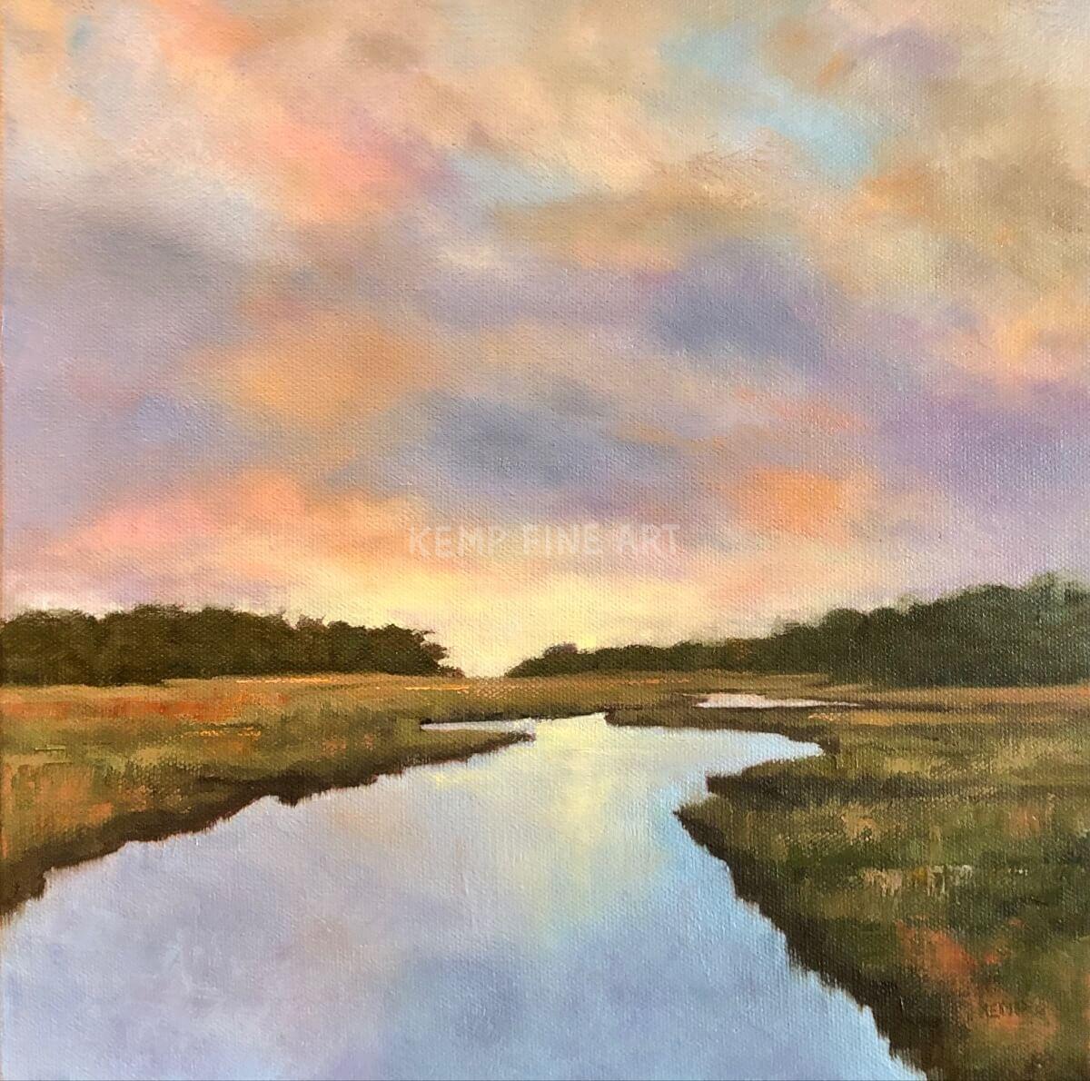Day's End | Oil on Canvas - by Jim Kemp