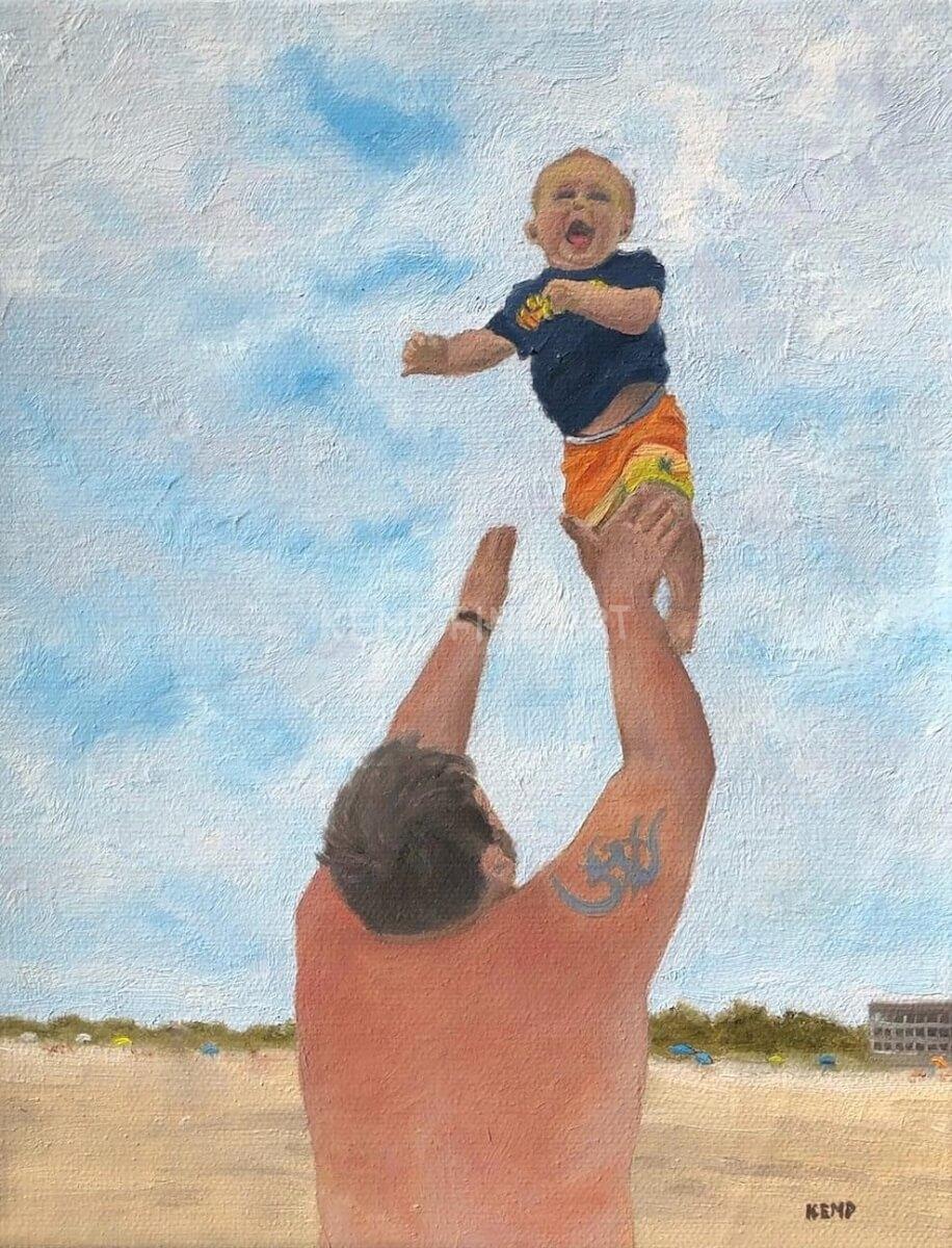 Pure Joy | Oil on Canvas - by Jim Kemp