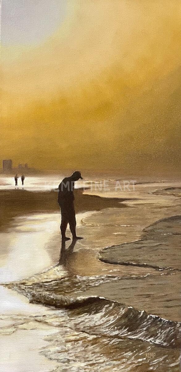 Golden Reflection | Oil on Canvas - by Jim Kemp