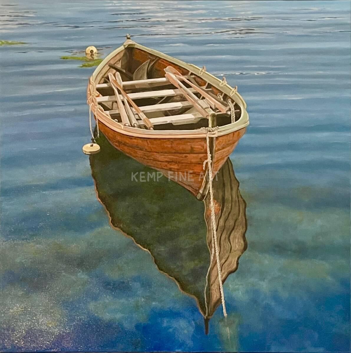 Alesund Blues III | Oil on Canvas - by Jim Kemp