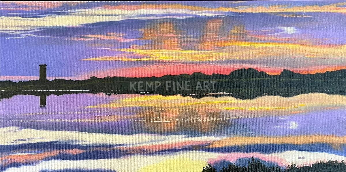 Lavender Sunrise | Oil on Canvas - by Jim Kemp