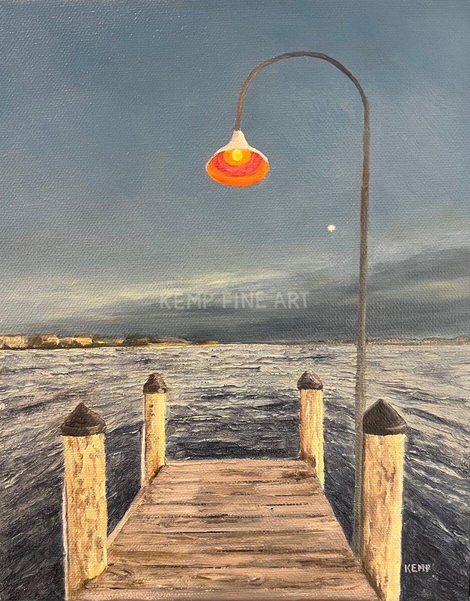 Dock of the Bay | Oil on Canvas - by Jim Kemp