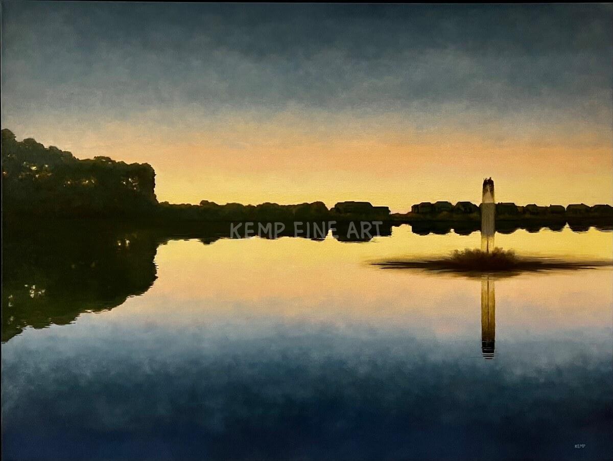 Silver Lake | Oil on Canvas - by Jim Kemp