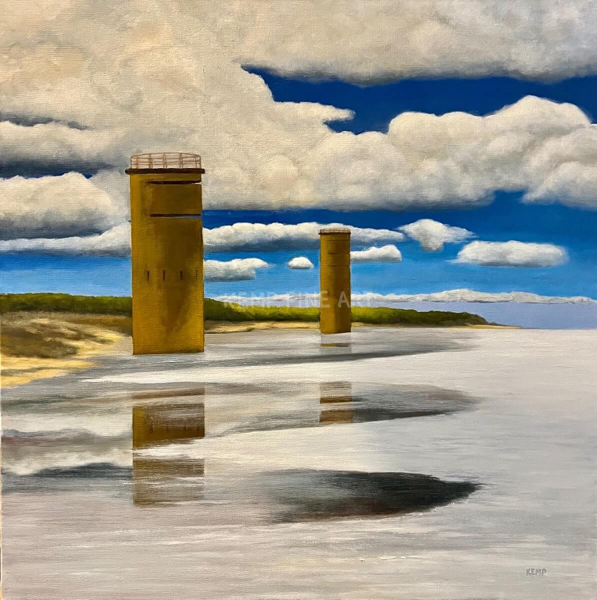 High Tide at Whiskey Beach | Oil on Canvas - by Jim Kemp